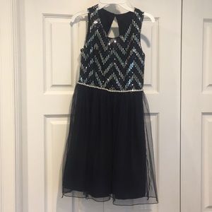 Girls speechless dress with sequins